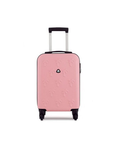 Semi Line Самолетен куфар за ръчен багаж T5704-1 Розов