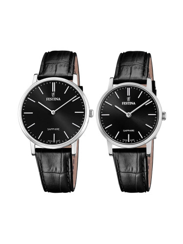 Комплект часовници за двойки Festina Swiss Made F20012/4 & F20013/4