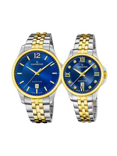 Комплект часовници за двойки Candino C4763/2-C4767/3