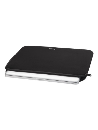 Калъф за лаптоп HAMA Neoprene, До 34 cm (13.3"), Черен