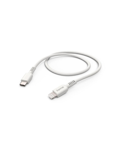 Кабел за зареждане HAMA "Eco", USB-C - Lightning, 1 м, 187284