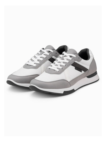 Ombre Men's mesh sneaker shoes - grey