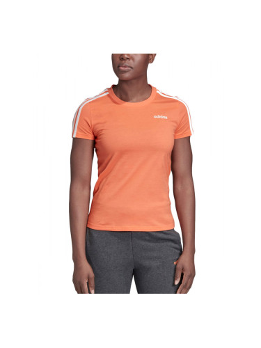 ADIDAS Essentials 3-Stripes T-Shirt Orange