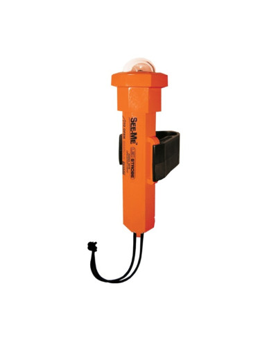 Фенер UST Brands See me 2.0, 2x AA, 45 lumens, водоустойчив, авариен, активира се от вода, оранжев