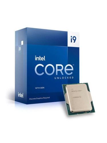 Процесор Intel Core i9-13900, дванадесетичетириядрен (2.00/5.20GHz, 36MB Cache, 0.30/1.65GHz GPU, LGA1700) BOX, без охлаждане