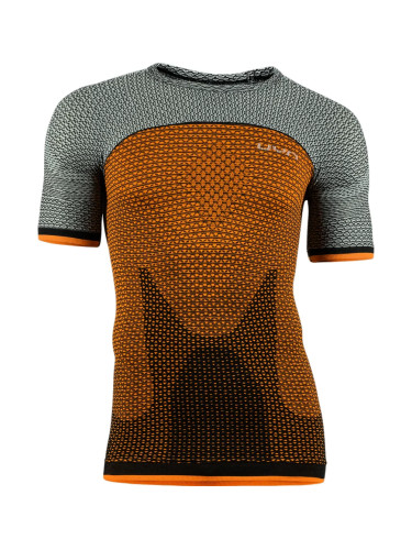 Men's T-shirt UYN Running Alpha OW - orange-grey, S