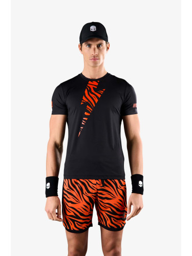 Men's T-shirt Hydrogen Tiger Tech Tee Black/Orange Tiger XL