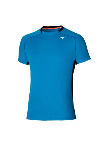Men's T-shirt Mizuno DryAeroFlow Tee Mykonos Blue, XL