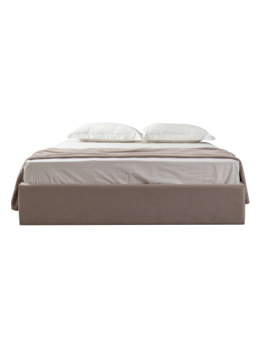 Тапицирано легло Earth-Mocca-160 x 200-С носеща рамка