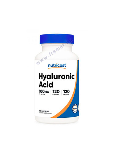 НУТРИКОСТ ХИАЛУРОНОВА КИСЕЛИНА капсули 100 мг * 120