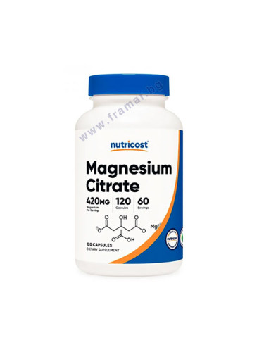 НУТРИКОСТ МАГНЕЗИЙ ЦИТРАТ капсули 105 мг * 120