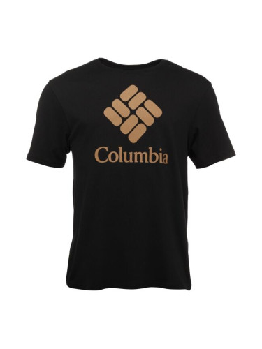 Columbia CSC BASIC LOGO SHORT SLEEVE Мъжка тениска, черно, размер