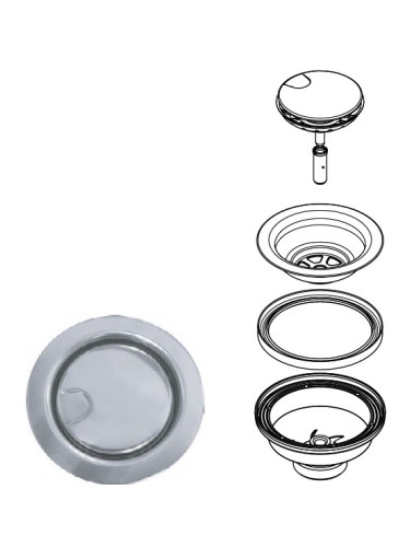 Sanitec Rondo Standard клапан за мивка