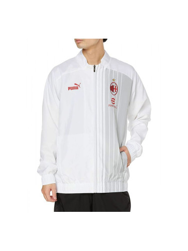 PUMA x AC Milan Prematch Jacket White