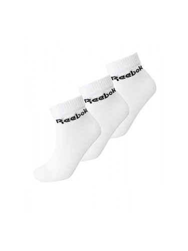REEBOK 3-Packs Active Core Ankle Socks White/Black