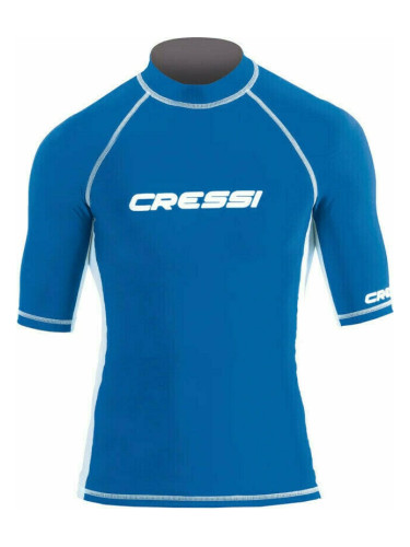 Cressi Rash Guard Man Short Sleeve Риза Blue XL