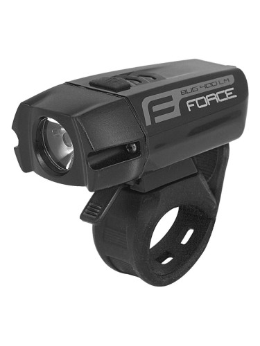 Force Bug-400 USB 400 lm Black Велосипедна лампа
