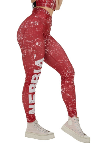 Nebbia Workout Leggings Rough Girl Red M Фитнес панталон