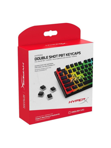 Капачки за механична клавиатура Kingston HyperX, PBT Keycap, Set upgrade kit