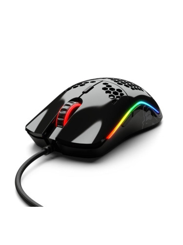 Мишка Glorious Odin O, оптична (12 000dpi), USB, лъскаво черна, геймърска, подсветка