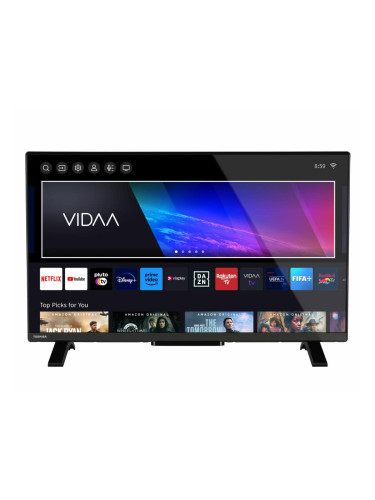Телевизор Toshiba 32WV2E63DG, 32" (81.28cm) HD Ready Smart TV, HDR, Dolby Audio, DVB-T2/C/S2, Wi-Fi, Bluetooth, 2x HDMI, 1x USB