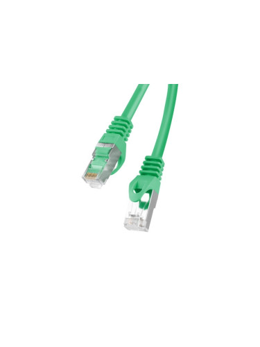 Кабел Lanberg patch cord CAT.6 FTP 1m, green