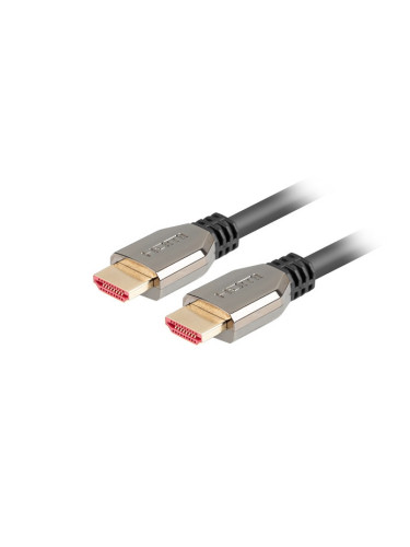Кабел Lanberg HDMI M/M V2.1 8K 60Hz cable 0.5m, black