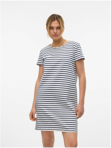 Blue and White Women's Striped Dress Vero Moda Abby