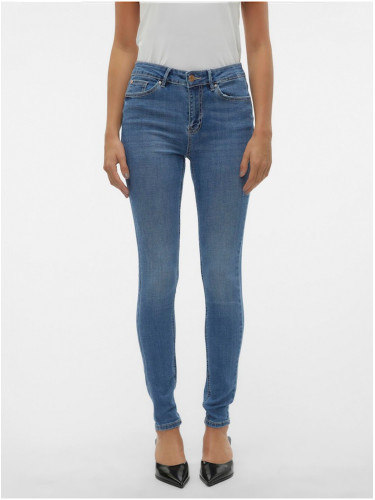 Blue Women's Skinny Fit Jeans Vero Moda Flash
