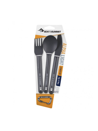 Комплект прибори - Sea to Summit - AlphaLight Cutlery Set 3pc (Knife, Fork, Spoon)