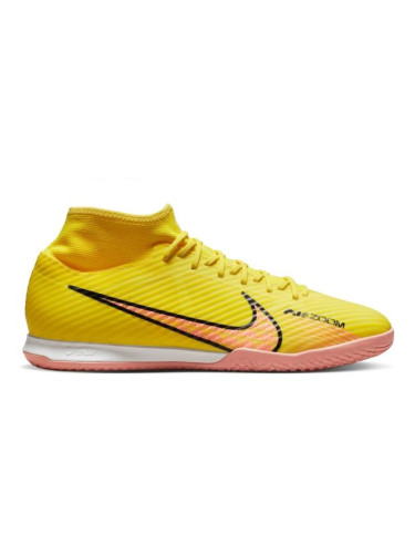 Nike ZOOM MERCURIAL SUPERFLY 9 ACADEMY IC Мъжки обувки за зала, жълто, размер 45