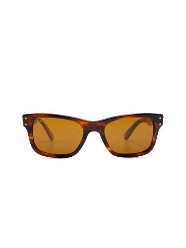 Ray-Ban Mr Burbank Rb2283 954/33 55 - правоъгълна слънчеви очила, мъжки, кафяви