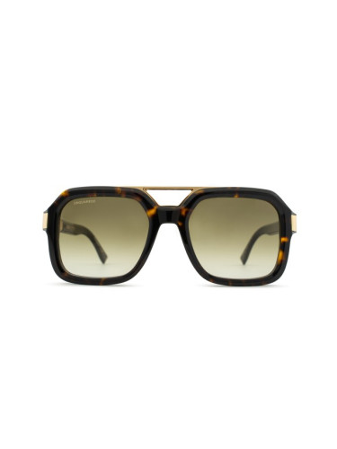 Dsquared2 D2 0029/S 086 9K 54 - квадратна слънчеви очила, unisex, кафяви