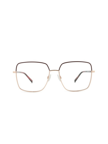 Bogner 63040 7300 16 55 - диоптрични очила, квадратна, дамски, червени