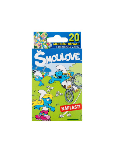 The Smurfs Sterile Plaster Лепенки за деца Комплект
