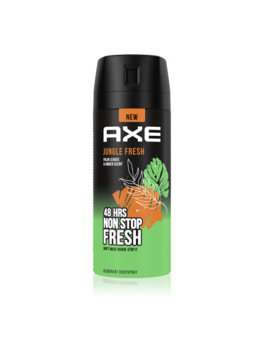 Axe Jungle Fresh дезодорант и спрей за тяло за мъже Palm Leaves & Amber 150 мл.