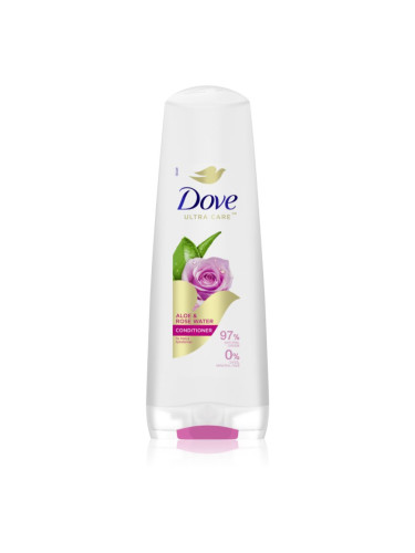 Dove Aloe & Rose Water балсам за хидратация и блясък 350 мл.
