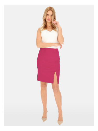 PERSO Woman's Knee-length women's suede skirt