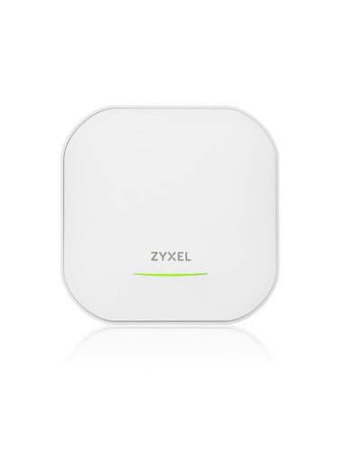 Точка за достъп ZyXEL WAX620D-6E-EU0101F, 2.4GHz (575 Mbps)/ 5GHz (4800Mbps)/ 6GHz (4800Mbps), Wireless AX, 1x RJ-45 10/100/1000, 1x RJ-45 10/100/1000/2500, 4x вътрешни антени