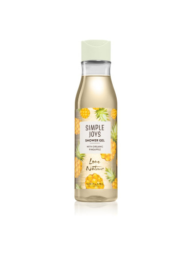 Oriflame Love Nature Simple Joys енергизиращ душ-гел Organic Pineapple 250 мл.