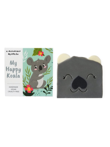 Almara Soap For Kids My Happy Koala ръчно произведен сапун с аромат на малини за деца  100 гр.