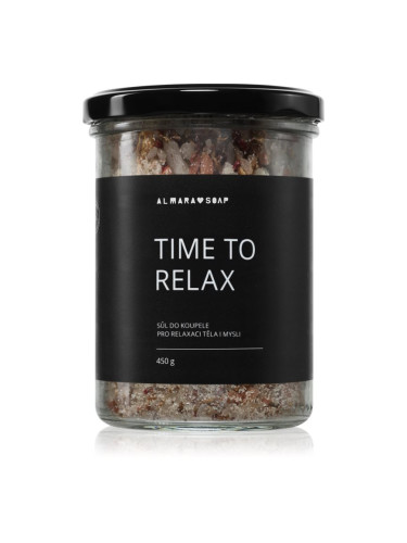 Almara Soap Bath сол за релаксираща вана с аромат Time To Relax 450 гр.