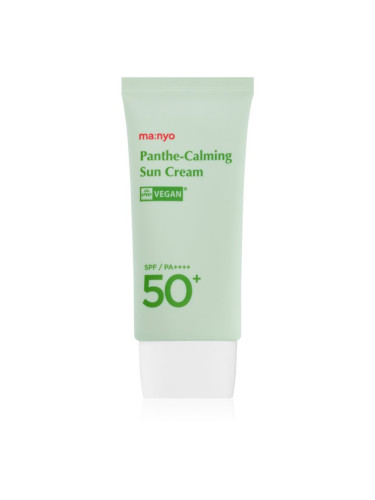 ma:nyo Panthe-Calming Sun Cream успокояващ защитен крем за изключително чувствителна и нетолерантна кожа на лицето SPF 50+ 50 мл.
