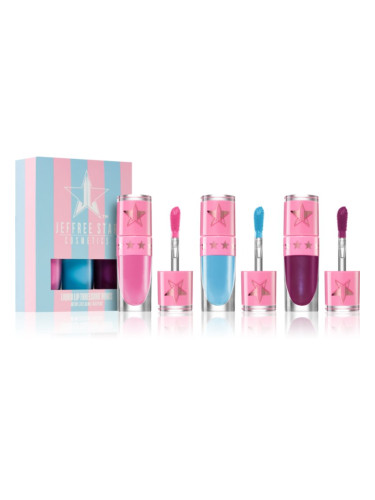 Jeffree Star Cosmetics Cotton Candy Mini Liquid Lip Threesome комплект течно червило