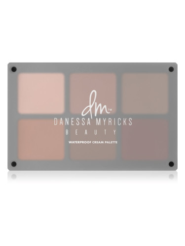 Danessa Myricks Beauty Waterproof Cream Palette мултифункционална палитра водоустойчив цвят Essentials 6x3 гр.