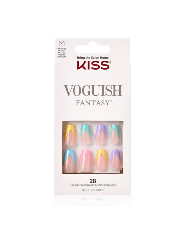 KISS Voguish Fantasy Candies Изкуствени нокти медиум 28 бр.