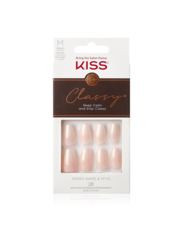 KISS Classy Nails Cozy Meets Cute Изкуствени нокти медиум 28 бр.