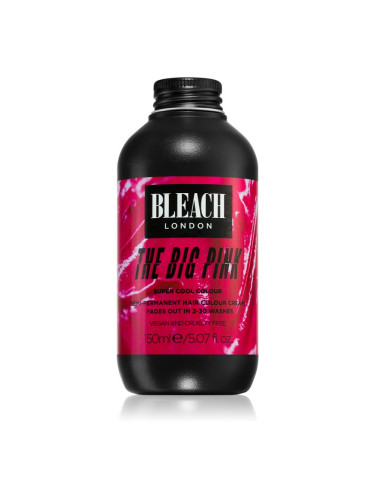 Bleach London Super Cool полу-перманента боя за коса цвят The Big Pink 150 мл.