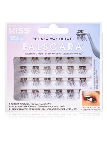 KISS Falscara Wisp изкуствени мигли в сноп с възел Lengthening Wisps 24 бр.