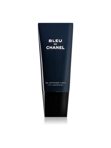 Chanel Bleu de Chanel Cleansing Gel 2-In-1 почистващ гел за бръснене и почистване на лицето за мъже 100 мл.